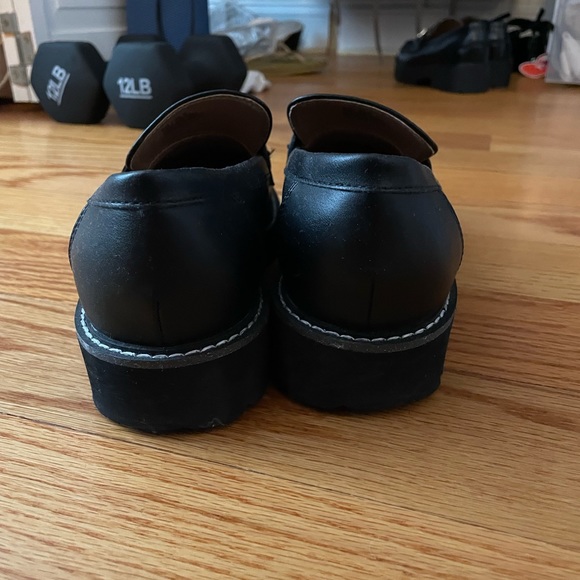 BCBGeneration black loafers with gold detailing - Picture 4 of 5